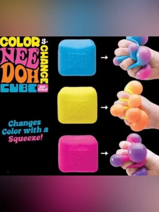 Color-Changing Cube Kids Toy - Blue - Picture 3 of 3